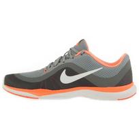 Nike Flex Trainer 6 Patogūs Smūgius Sugeriantys Neslystantys Patvarūs Lengvi Žemi Treniruočių Batai Moteriški Sportbačiai Pilki Oranžiniai 831217-009 36 gray