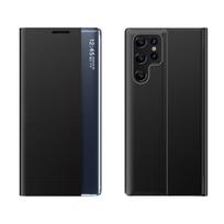Tinka Samsung S25 Ultra langelio laikiklio mobiliojo telefono dėklas S24 atlenkiamas dėklas išmanusis odinis dėklas visapusiškai apsaugantis dėklas SM-S25Ultra