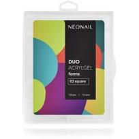 Neonail Duo AcrylGel Square nagų priauginimo formelės - 120 vnt.