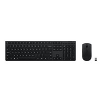 Lenovo Professional Wireless Rechargeable Combo Keyboard and Mouse | Keyboard and Mouse Set | Wireless | Mouse included | Bluetooth | Nordic | Rechargeable professional | Grey