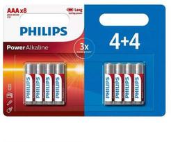 PHILLIPS PHILIPS POWER šarminis akumuliatorius AAA LR03 4+4 VIENETAS