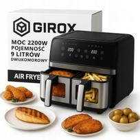 Karšto oro gruzdintuvė GIROX 2200W | 9L | Dviejų kamerų