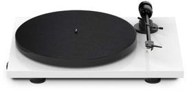 Patefonas Pro-Ject E1 BT su Audio-Technica AT3600L galvute, priešstiprintuviu ir Bluetooth, baltas