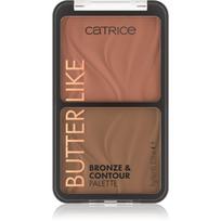 Catrice Butter Like Bronze & Contour kontūravimo priemonių paletė su bronzine pudra atspalvis 020 Shape It My Way 9 g