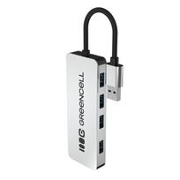 GREEN CELL USB-C Hub with Basic USB-A to 4x USB-A 3.0