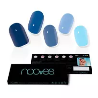 Nooves Melancholic Heart Premium Luxe kietos gelinės nagų folijos 20 U