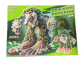 Konstruktorius Brainrots stiliaus 269 dėtalių ( brr brr patapim )