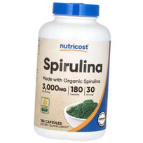 Ekologiška Spirulina, Spirulina 3000, Nutricost 180 kaps. (71647028) 180caps
