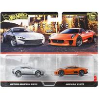 Hot Wheels Premium 2-pack Modeliukas Aston Martin DB10 and Jaguar C-X75