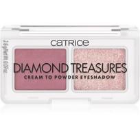 Catrice Diamond Treasures akių šešėlių duetas atspalvis 020 Fairy Dust 2.8 g