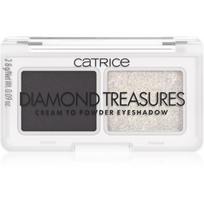 Catrice Diamond Treasures akių šešėlių duetas atspalvis 030 Smokey Diamond 2.8 g