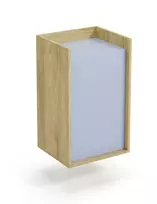 Pakabinama spintelė MOBIUS  1D, ąžuolo/mėlyna