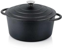 Puodas su dangteliu ketaus dujinis indukcinis kietas VILDE 26 cm 5 L