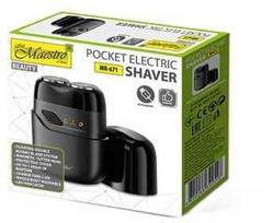 MAESTRO MR-671 USB kelioninis elektrinis skustuvas