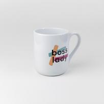 Puodelis BOSS LADY su dažų potėpiais 330 ml