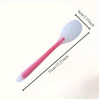 Silikoninė sveikatingumo mentelė - masažo įrankis kūnui ,  Raudona 31cm