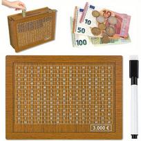 Retro medinė taupyklė su tikslų žymekliu ir numeriais. , 3000 €