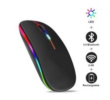 Belaidė LED pelė su „Bluetooth" įkraunama