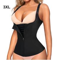 Moteriškas 2-in-1 Korsetas Su Užtrauktuku Laikysenai , 3XL