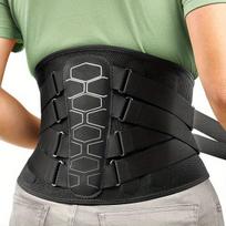 Nugaros įtvaras su juosmens pagalvėle – ergonomiškas diržas. , 3XL