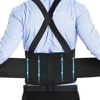 Reguliuojamas nugaros įtvaras su petnešomis, unisex. , XXL