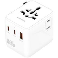4smarts Nomad GaN 20W Travel Adapter 2C+1A White
