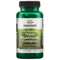 Triple Mushroom Complex - N60 - Trijų grybų kompleksas - Swanson