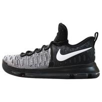 Nike KD 9 EP Durant 9 Apvalus priekis Patogus audinys Smūgių absorbcija Neslystantis Dėvėjimui atsparus Lengvi žemi krepšinio bateliai 844382-010 40.5