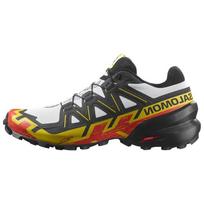 Salomon Speedcross 6 Patogūs Neslystantys Patvarūs Palaikantys Žemi Žygio Batai Vyrams Žygio Batai Juodi Balti Geltoni 417378 42
