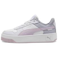 Puma Carina Street Laisvalaikio universalūs smūgiams atsparūs žemi sportbačiai Moteriški sportbačiai Balti Violetiniai 389390-23 37