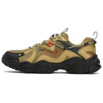 FILA Fluid 4 Cat Paw 4.0 Mesh Leather Versatile Comfortable Low-Top Casual Shoes Men sneaker Brown Black F12M342107FFC 44.5