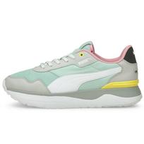 Puma R78 Voyage Vėsūs Universalūs Smūgius Sugeriantys Patvarūs Žemi Laisvalaikio Batai Moteriški Kedai Pilki Žali Rožiniai 380729-04 35.5 white