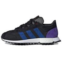 Adidas Originals SL 7600 Sintetinės odos Suede Retro Lengvai dėvimi Patvarūs Žemi Sportiniai Laisvalaikio Batai Unisex Kedai Juodi FW6376 44⅔