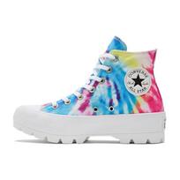 Converse Chuck Taylor All Star patogūs, madingi, aukštakulniai drobiniai bateliai su vaivorykštės spalvos bateliais 572461C 36