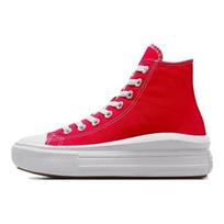 Converse All Star Move Amortizuojantys Patvarūs Aukšti Batai Ritinėjimui Moteriški Kedai Raudoni Balti A09073C 41.5