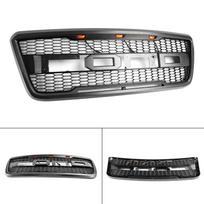 Raptor stiliaus priekinės grotelės su LED, tinkančios Ford F150 2004-2008