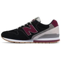 New Balance Nb 996 Comfortable Versatile Lightweight Low-Top Running Shoes Men sneaker Black Purple MRL996ND 37