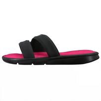 Nike Patogūs Laisvalaikio Neslystantys Šlepetės Moteriški Avalynė Juoda Rožinė 882695-003 35.5