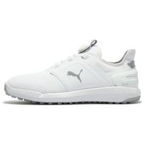 Puma Ignite Elevate Disc Audinys Oda Žemi Golfo Batai Vyriškas sportbačio Sidabrinis Baltas 376080-01 42.5