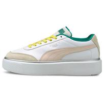 Puma Oslo Maya Žemi Bėgimo Batai Moteriški Sportbačiai Balti Rožiniai 375059-01 35.5