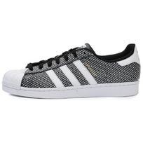 Adidas Originals Superstar Madingi žemi krepšinio batai Unisex sportbačiai Juodi AC8564 44⅔
