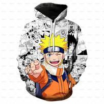 Vaikiškas 3D džemperis su gobtuvu, laisvalaikio megztinis, personažas Naruto Kakashi, nauja pavasario-rudens 2024 kolekcija 100