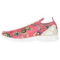 Adidas Originals ZX Flux Smooth Slip On Patogūs kvėpuojantys žemi bėgimo bateliai Moteriškas sportbačio modelis Rožinis S78960 36