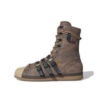 Adidas Originals Melting Sadness X  Superstar Series Rabbit Hole Series Classic Shell Toe High Top Sneakers Unisex Sneakers Brown FZ6577 37⅓