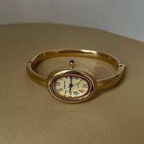 Moteriskas Kvarcinis Laikrodis Prabangus Romėniški Ciferblatai Reloj Minimalistinis Paprastas Ovalus Laikrodis Moterims Nerūdijančio Plieno Orologio Auksinis Korpusas Laikrodis Ant Riešo