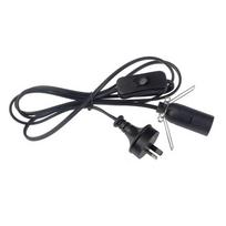 1,5 m E14 lempos maitinimo laidas druskos lempos maitinimo laido keitimui 220V-250V AU kištukas