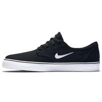 Nike Canvas Trendy Versatile Casual Slip-Resistant Durable Breathable Low-Top Skate Shoes Men sneaker Black 729825-001 42.5