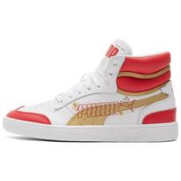 Puma Ralph Sampson Mid Jaučio Metai Sintetinės Odos Viršutinis Sluoksnis Karvės Oda Nauji Apjuosiantys Atsparūs Dilimui Lengvi Aukštakulniai Sportbačiai 382290-01 37