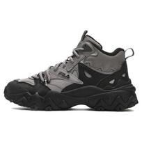 FILA Disruptor Comfortable Fleece Durable Lightweight High-Top Dad Shoes Women sneaker Gray Black F12W342127FDB 38.5