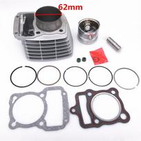 62 mm Didelio skersmens motociklo cilindro komplektas Honda CG125 CG 125 125cc iki 150cc